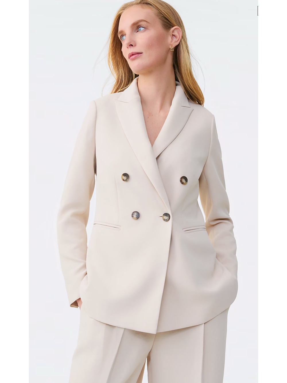 NEW ANN TAYLOR SAIL CLOTH TEXTURED CREPE TAILORED BLAZER JACKET SZ 10